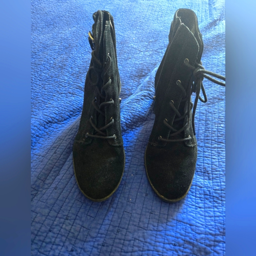 Anne Klein black booties